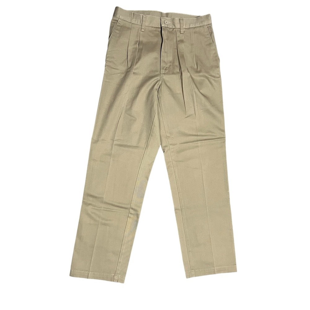 Wrangler Riata Flat Front Relaxed Fit Khaki Pants Men’s Size 31 X 30